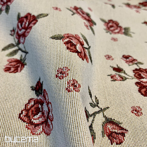Nappe et foulard en tapisserie EDEN ROSES