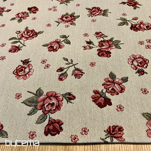 Nappe et foulard en tapisserie EDEN ROSES