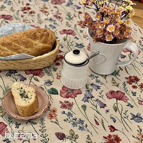 Nappe et écharpe en tapisserie BLOOMING MEADOW