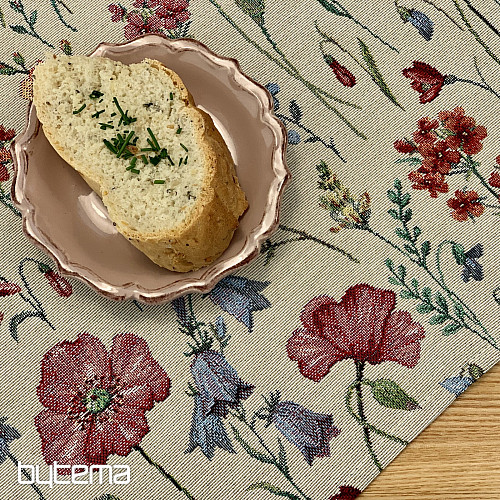 Nappe et écharpe en tapisserie BLOOMING MEADOW