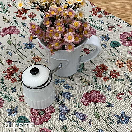 Nappe et écharpe en tapisserie BLOOMING MEADOW