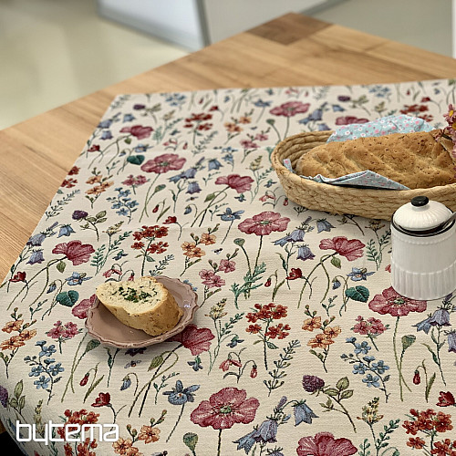 Nappe et écharpe en tapisserie BLOOMING MEADOW