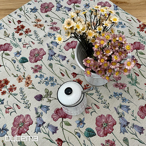 Nappe et écharpe en tapisserie BLOOMING MEADOW