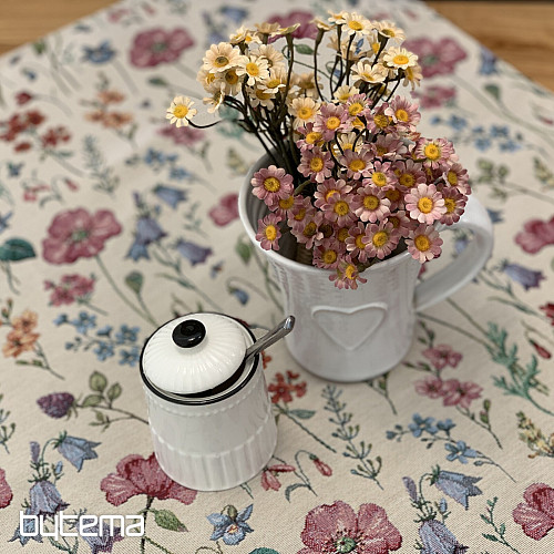 Nappe et écharpe en tapisserie BLOOMING MEADOW