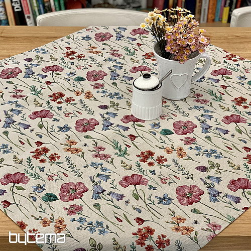 Nappe et écharpe en tapisserie BLOOMING MEADOW