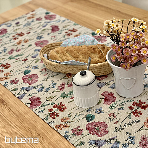 Nappe et écharpe en tapisserie BLOOMING MEADOW