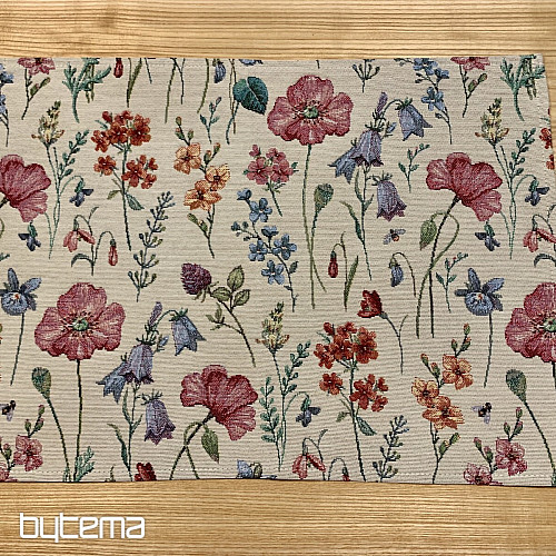 Nappe et écharpe en tapisserie BLOOMING MEADOW
