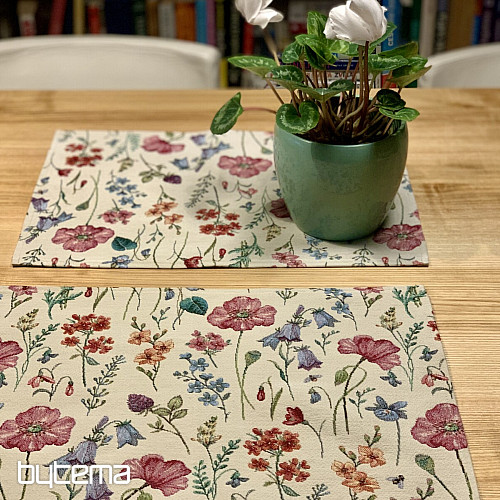 Nappe et écharpe en tapisserie BLOOMING MEADOW