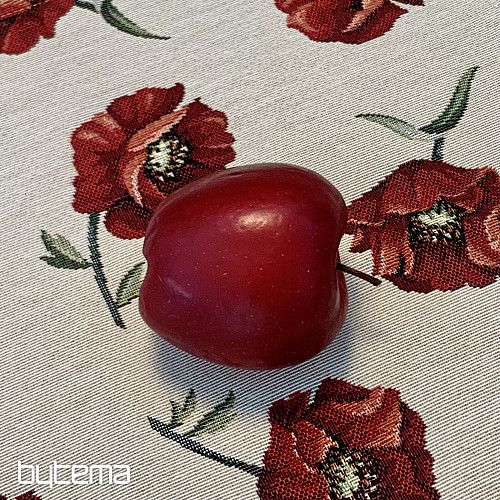 Nappe tapisserie LOUP COQUELICOT