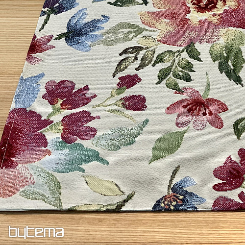 Nappe tapisserie FLEURS PASTEL