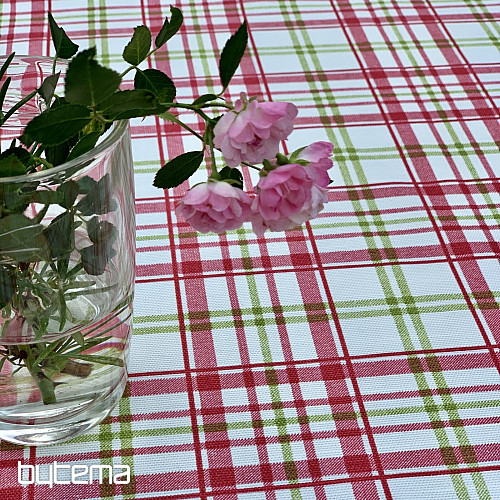 Nappe LAURA - carreaux roses