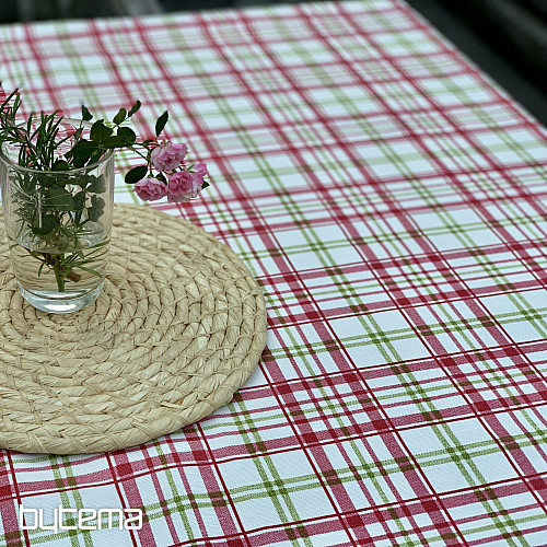 Nappe LAURA - carreaux roses