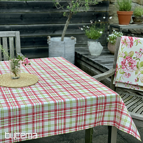 Nappe LAURA - carreaux roses