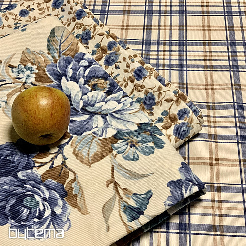 Nappe LAURA - carreaux bleus