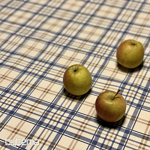 Nappe LAURA - carreaux bleus