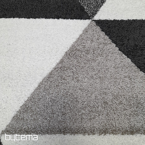 Pièce tapis LOTTO triangles noir/blanc
