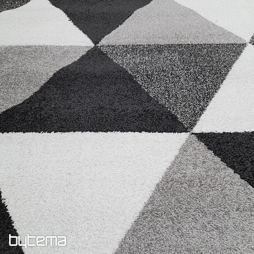 Pièce tapis LOTTO triangles noir/blanc