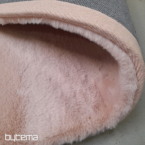 Tapis pièce de luxe RABBIT NEW rose