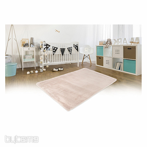 Tapis pièce de luxe RABBIT NEW rose