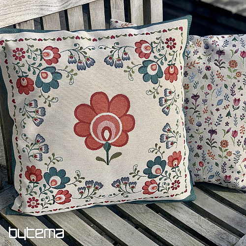 Housse de coussin tapisserie FOLKLOR
