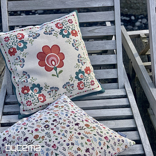 Housse de coussin tapisserie FOLKLOR