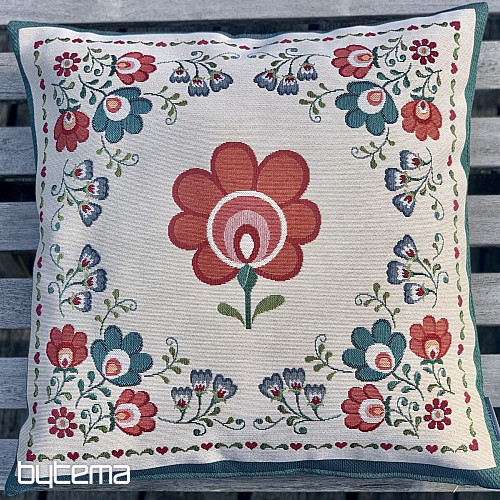 Housse de coussin tapisserie FOLKLOR