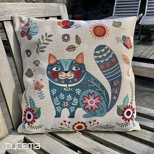 Housse de coussin tapisserie ANIMAUX CHEERFUL 1