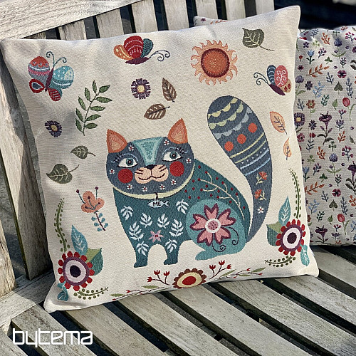 Housse de coussin tapisserie ANIMAUX CHEERFUL 1