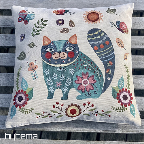 Housse de coussin tapisserie ANIMAUX CHEERFUL 1