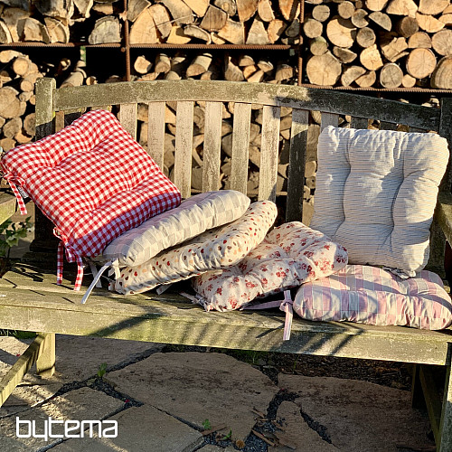 Coussins de chaise ROSES rouge