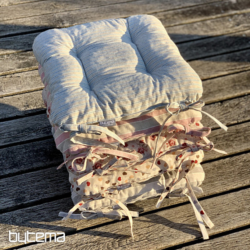 Coussins de chaise ROSES rouge