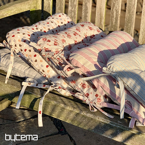 Coussins de chaise ROSES rouge