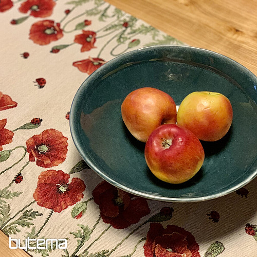 Nappe et foulard tapisserie POPPY