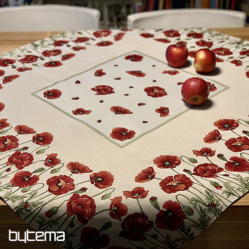 Nappe et foulard tapisserie POPPY