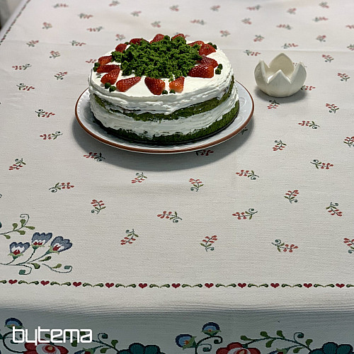 Nappe tapisserie, écharpe FOLKLOR