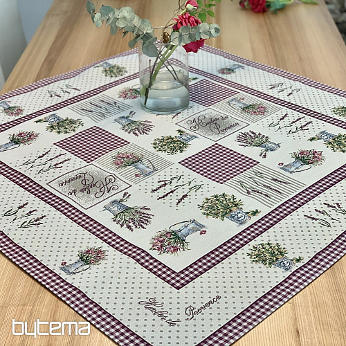 Nappe tapisserie et châle FLEURS DE PROVENCE