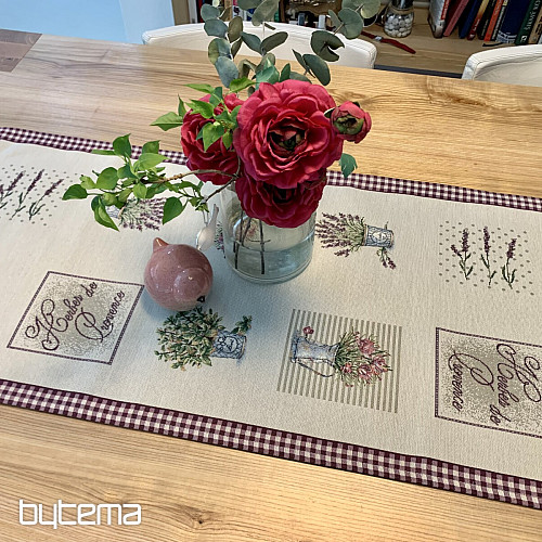 Nappe tapisserie et châle FLEURS DE PROVENCE