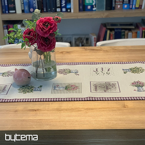 Nappe tapisserie et châle FLEURS DE PROVENCE