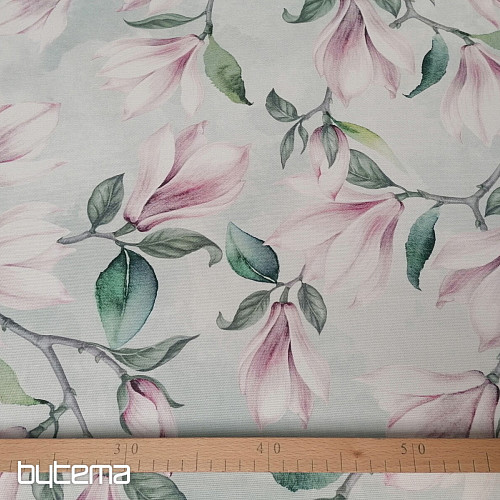 Tissu déco MAGNOLIA vert