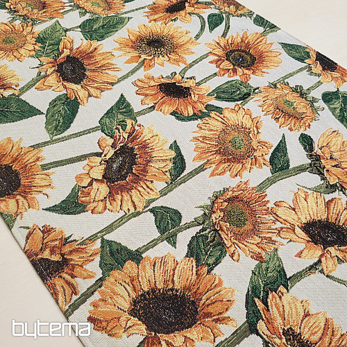 Nappe tapisserie et écharpe TOURNESOL