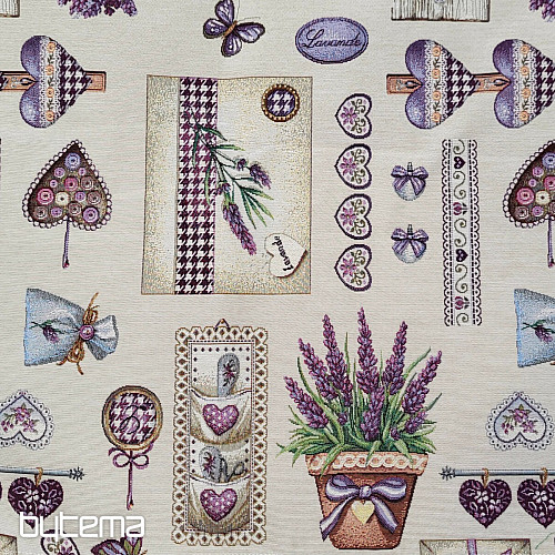 Nappe tapisserie, foulard Lavande 4