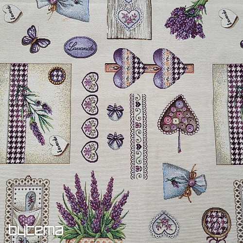 Nappe tapisserie, foulard Lavande 4