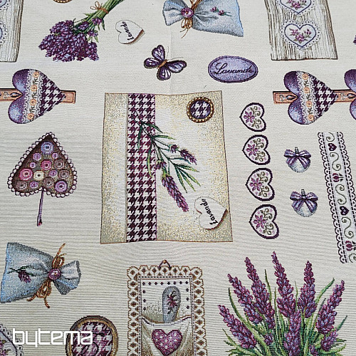 Nappe tapisserie, foulard Lavande 4