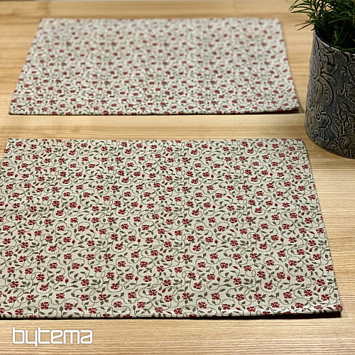 Nappe tapisserie, Foulard fleurs vintage