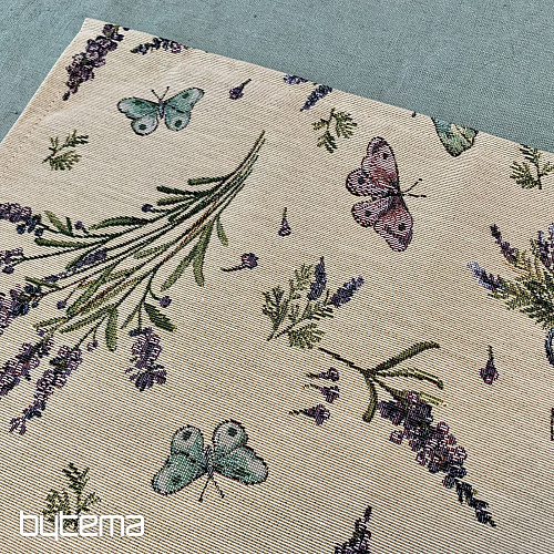 Nappe tapisserie, écharpe Lavande 5