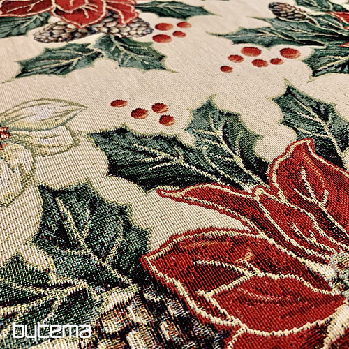 Nappe tapisserie, écharpe NOËL ROSE BARDI