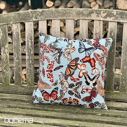 Housse de coussin tapisserie PAPILLONS