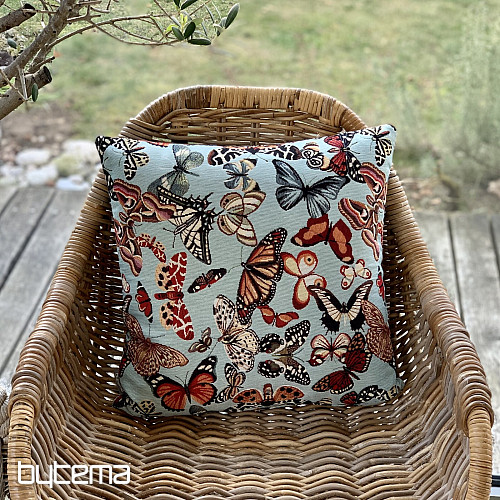 Housse de coussin tapisserie PAPILLONS