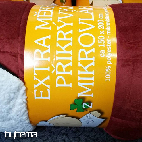 couverture en microfibre EXTRA DOUX MOUTON point BORDÓ