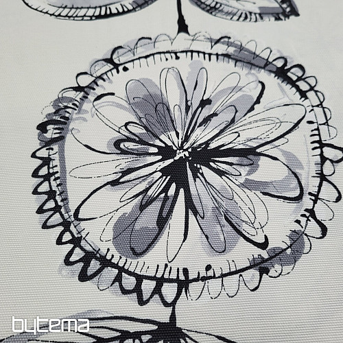 Tissu déco FLORIDE grande fleur